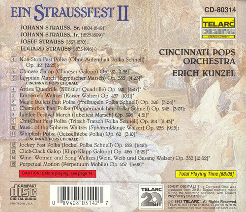 Buy Erich Kunzel / Cincinnati Pops Orchestra : Ein Straussfest II 