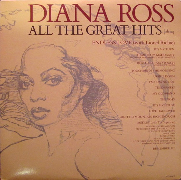 Diana Ross : All The Great Hits (2xLP, Comp, Club, Pit)