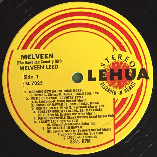 Buy Melveen Leed : Melveen--The Hawaiian Country Girl (LP) Online