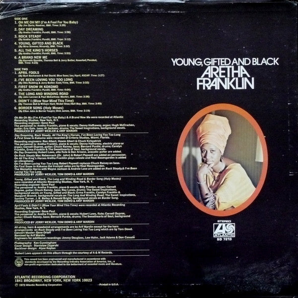 Buy Aretha Franklin : Young, Gifted And Black (LP, Album, PR