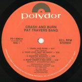 Pat Travers Band : Crash And Burn (LP, Album)