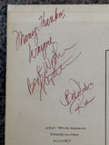 Three Faces West Signed Album