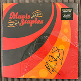 Mavis Staples signed record.