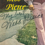 Webb Pierce signed record.