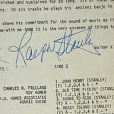 Ralph Stanley signed record