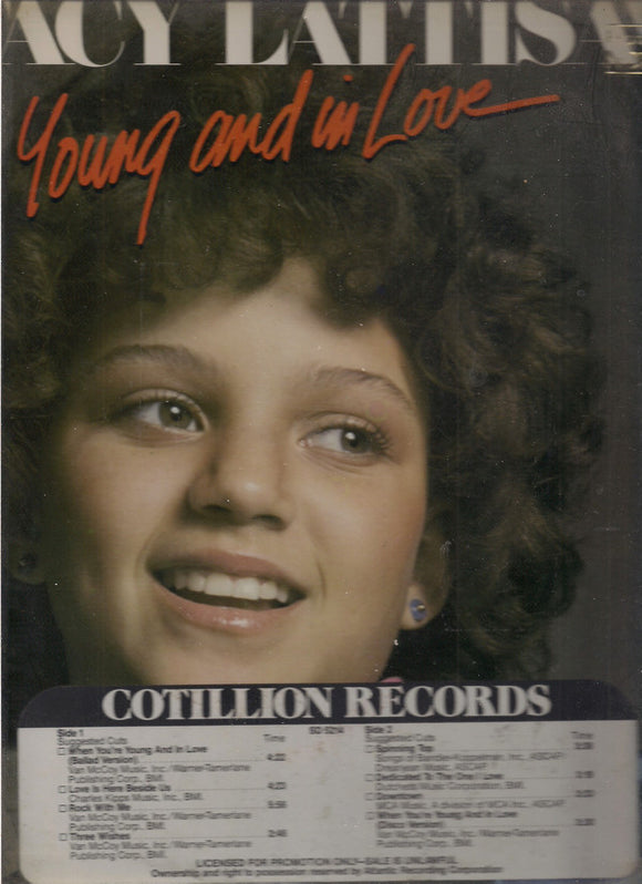 Stacy Lattisaw : Young And In Love (LP, Promo)