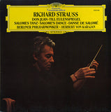 Richard Strauss / Berliner Philharmoniker · Herbert von Karajan : Don Juan · Till Eulenspiegel · Salomes Tanz (LP)