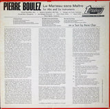 Pierre Boulez : Le Marteau Sans Maître (LP)