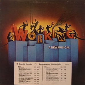 "Working" Original Broadway Cast : Working (LP, Album, Promo)