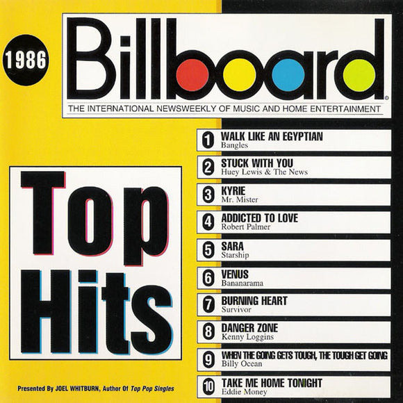 Various : Billboard Top Hits - 1986 (CD, Comp)