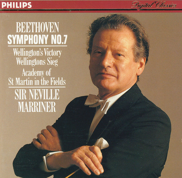 Ludwig van Beethoven, Sir Neville Marriner, The Academy Of St. Martin-in-the-Fields : Symphony No. 7, Wellington's Victory (CD, Album)