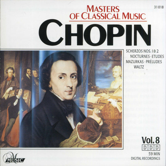 Frédéric Chopin : Masters Of Classical Music, Vol.8: Chopin (CD, Comp)