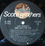 Leif Garrett : Same Goes For You (LP, Album, SP)