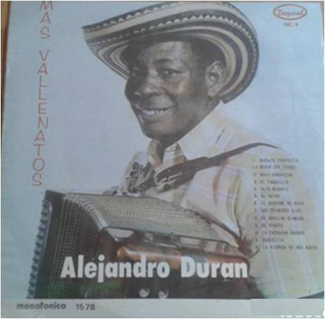 Alejandro Durán : Rey Negro Del Acordeón Vallenato (Mas Vallenatos Vol. 6) (LP, Album, Mono)