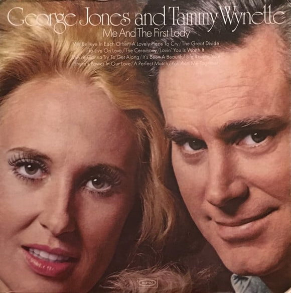 George Jones & Tammy Wynette : Me And The First Lady (LP, Album, Pit)