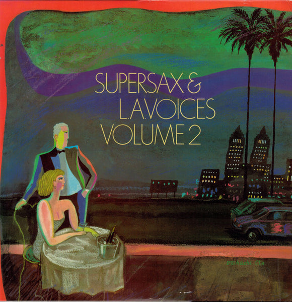 Supersax & L. A. Voices : Supersax & L.A. Voices Volume 2 (LP, Album, Pit)