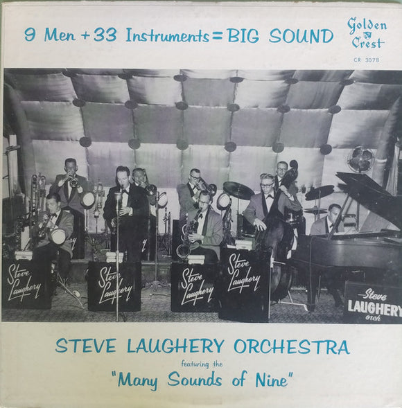 Steve Laughery : Steve Laughery Orchestra Featuring the Many Sounds of Nine (LP, Album, Mono)
