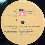 Johann Sebastian Bach / Carl Philipp Emanuel Bach, Gustav Leonhardt, Alan Curtis (2), Collegium Aureum : Cembalokonzerte Von J. S. Bach Und C. Ph. E. Bach (LP, Gat)