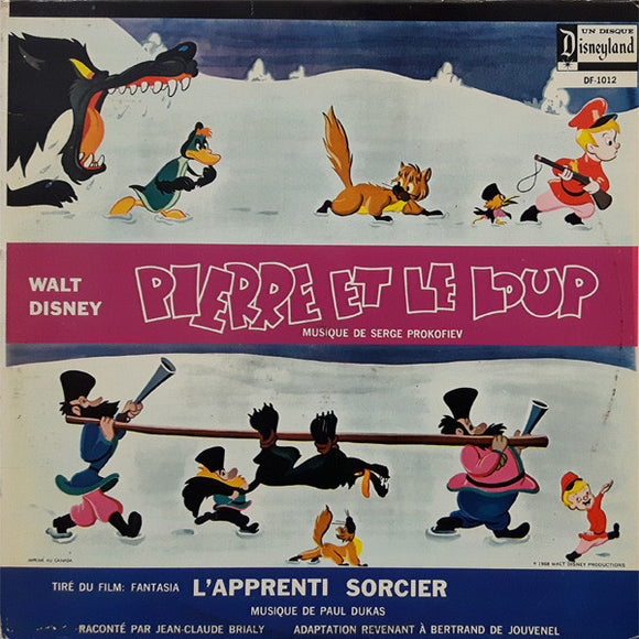 Jean-Claude Brialy, Sergei Prokofiev, Paul Dukas : Pierre Et Le Loup / L'apprenti Sorcier (LP)