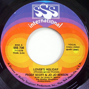 Peggy Scott & Jo Jo Benson : Lover's Holiday (7", Single)