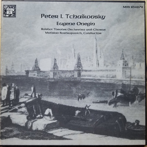 Peter I. Tchaikovsky*, Bolshoi Theatre Orchestra And Chorus*, Mstislav Rostropovich : Eugene Onegin (3xLP, Album + Box)