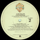 Van Halen : Fair Warning (LP, Album, Jac)