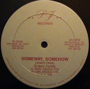 The Givens Family : Someway, Somehow (12")