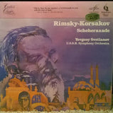 Nikolai Rimsky-Korsakov, Russian State Symphony Orchestra, Evgeni Svetlanov : Scheherazade (LP, Album)