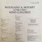 Wolfgang Amadeus Mozart, Neil Black (3), Jack Brymer, Alan Civil, Osian Ellis, Claude Monteux, The Academy Of St. Martin-in-the-Fields, Sir Neville Marriner : Wind Concerti (3xLP)