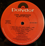 Carl Anderson : An Act Of Love (LP, Album)