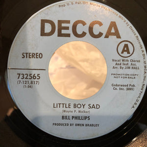 Bill Phillips (4) : Little Boy Sad / I'm Living In Two Worlds (7", Single, Promo)