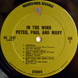 Peter, Paul & Mary : In The Wind (LP, Album, RE, Ter)