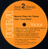 Henry Mancini : Mancini Plays The Theme From "Love Story" (LP, Album)