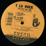 T La Rock : Flow With The New Style (12", Single)