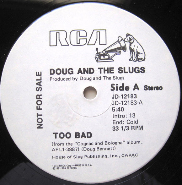 Doug And The Slugs : Too Bad (12