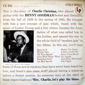 Charlie Christian With Benny Goodman Sextet And Benny Goodman And His Orchestra : With The Benny Goodman Sextet And Orchestra (LP, Comp, Mono, RE)