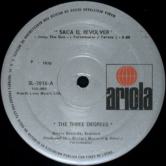 The Three Degrees : Saca El Revolver (Jump The Gun) (12