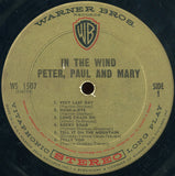 Peter, Paul & Mary : In The Wind (LP, Album)