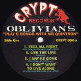 Oblivians : ...Play 9 Songs With Mr. Quintron (LP, Album, RE)