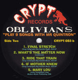 Oblivians : ...Play 9 Songs With Mr. Quintron (LP, Album, RE)