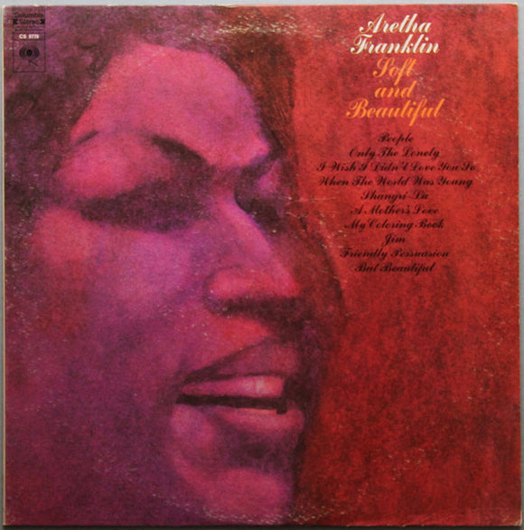 Aretha Franklin : Soft And Beautiful (LP, Album, Pit)