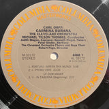 Carl Orff - Michael Tilson Thomas, The Cleveland Orchestra : Carmina Burana (LP)