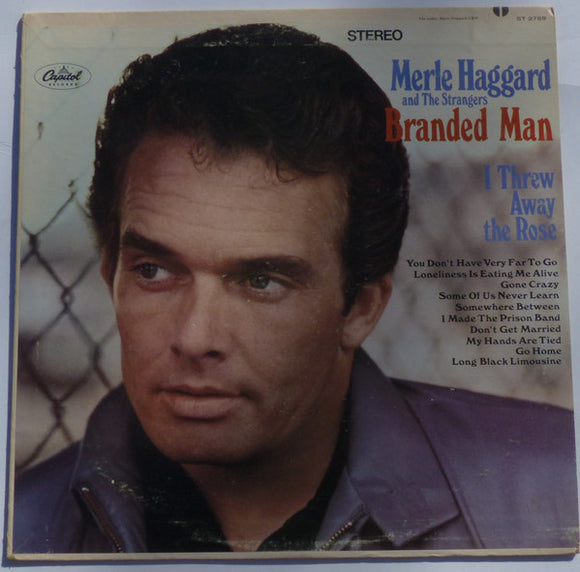 Merle Haggard And The Strangers (5) : Branded Man (LP, Album, Scr)