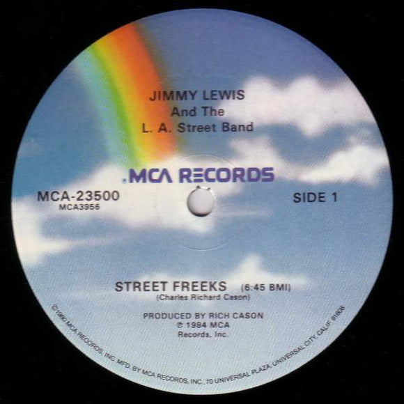 Jimmy Lewis And The L.A. Street Band : Street Freeks (12