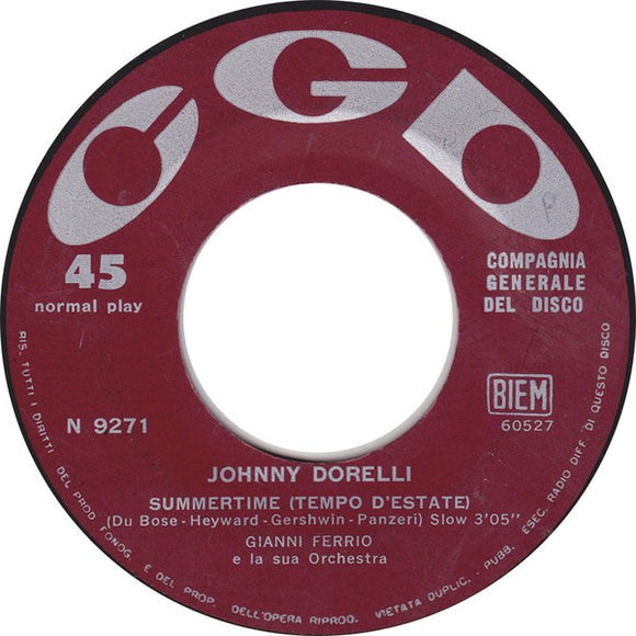 Johnny Dorelli : Summertime (Tempo D'Estate) / I Tuoi Occhi (7