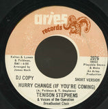 Tennyson Stephens & Voices Of The Operation Breadbasket Orch. & Choir : Hurry Change (If You're Coming)  (7", Promo)