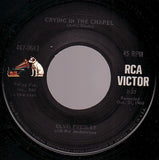 Elvis Presley With The Jordanaires : Crying In The Chapel (7", Single, Roc)