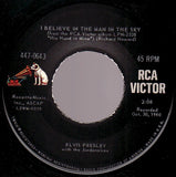 Elvis Presley With The Jordanaires : Crying In The Chapel (7", Single, Roc)