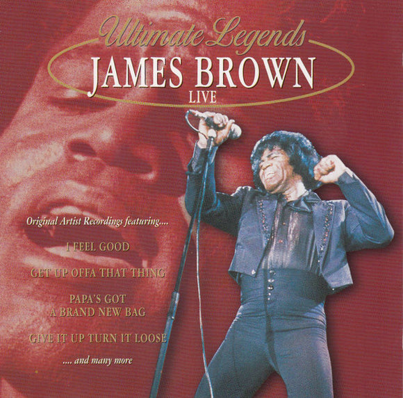 James Brown : Ultimate Legends: James Brown Live (CD, Comp)