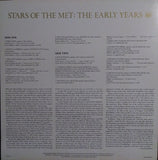 Various : Stars Of The Met:  The Early Years (LP, Comp)